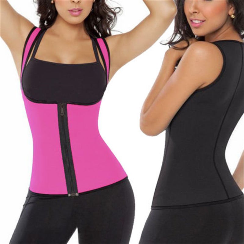 European Style Women'S Sports Tight-Fitting Chest Support Vest, Sweat-Wicking Tummy Control Shirt, Waist Shaping Corset, Body Shaping Garment - Image 3